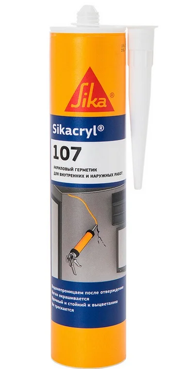 Герметик акриловый универсальный белый SIKACRYL 107 280 мл