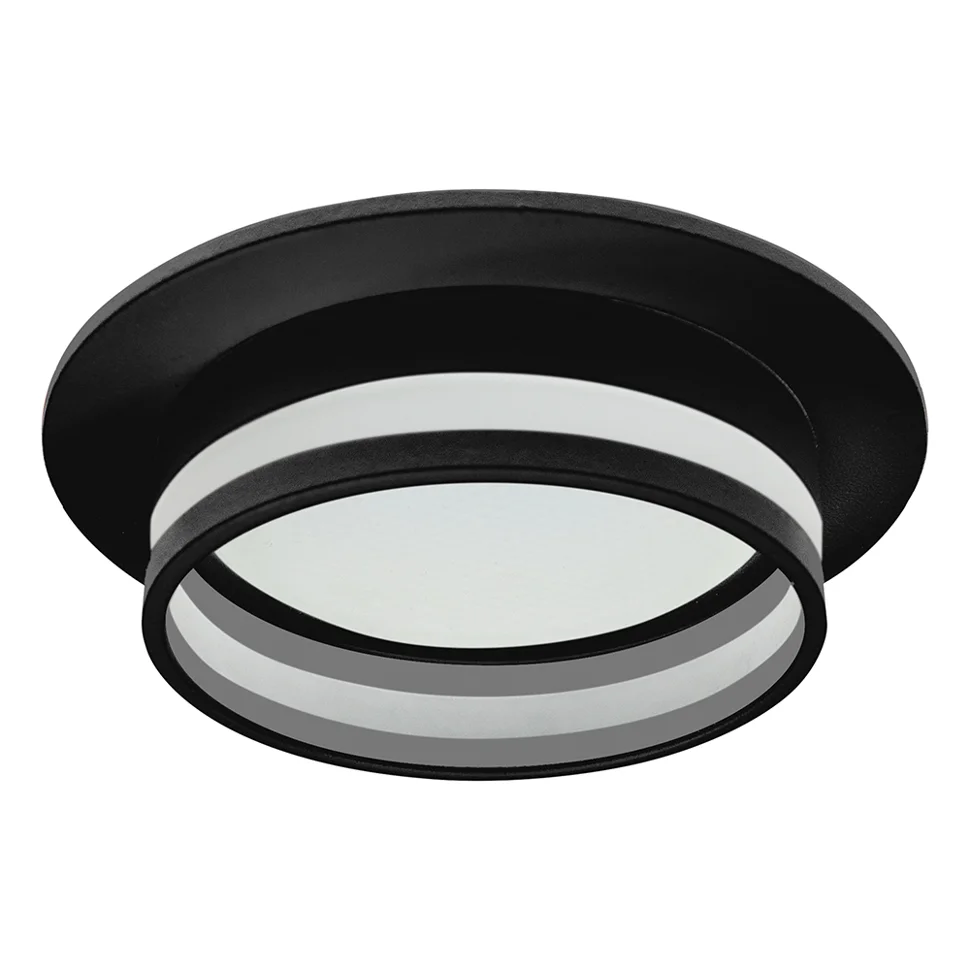 Светильник точечный Feron DL502 LUNA 15W 230V GX53, черный круг без лампы