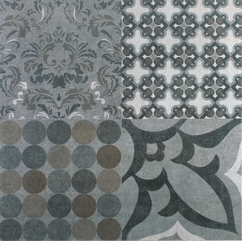 Керамогранит KERAMA MARAZZI Королевская дорога декор серый обрезной 60х60 арт.SG614700R
