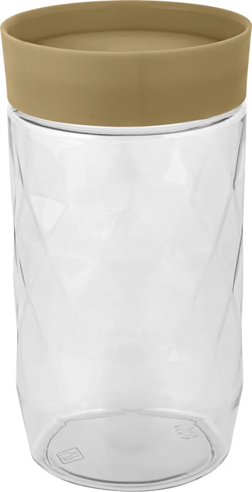 Банка для сыпучих продуктов Plast Team Stockholm 1л шоколадный мокко Банка для сыпучих продуктов Plast Team Stockholm 1л шоколадный мокко