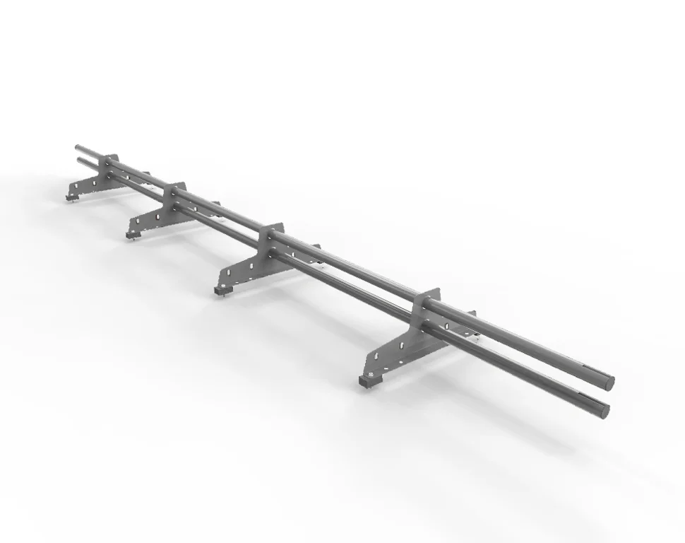 Снегозадержатель трубчатый NewLine на 4-х опорах PE, L=3 м RAL 7004