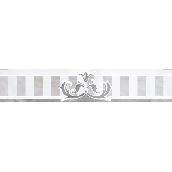 Плитка GRACIA CERAMICA Милана серый бордюр 01 40х7,5