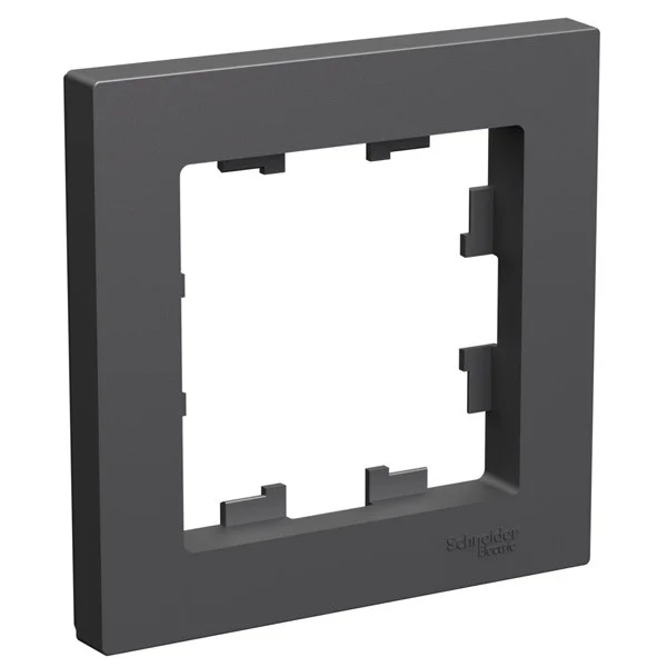 Рамка 1-местная AtlasDesign базальт Schneider Electric ATN001401