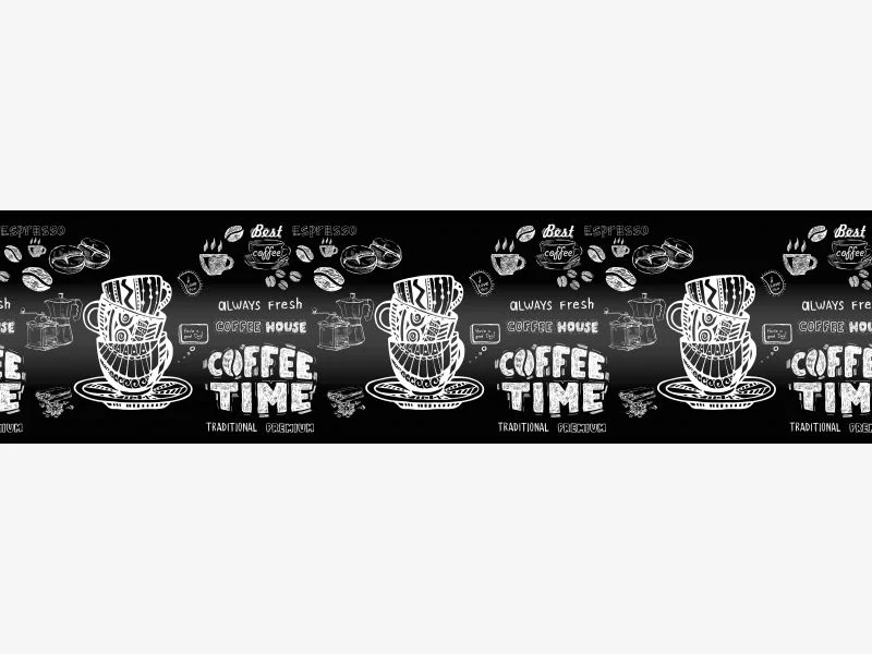 Панель-фартук АВС термопечать Кофе TIME 3000*600*1,5мм STELLA