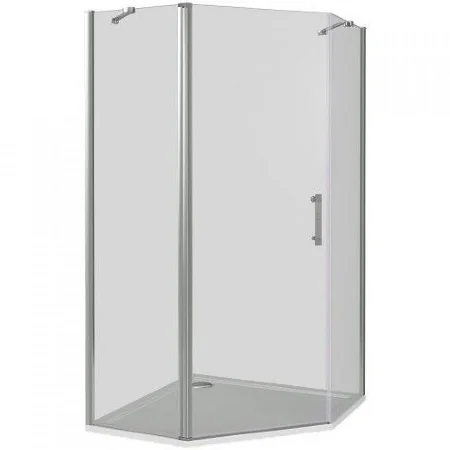 Ограждение душевое Good Door MOKKA PNT-100-C-WE 1000х1850