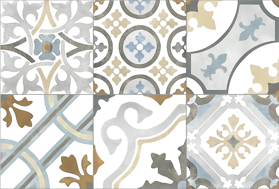 Плитка GLOBAL TILE Emotion пэчворк 27x40 арт.9EM0139TG