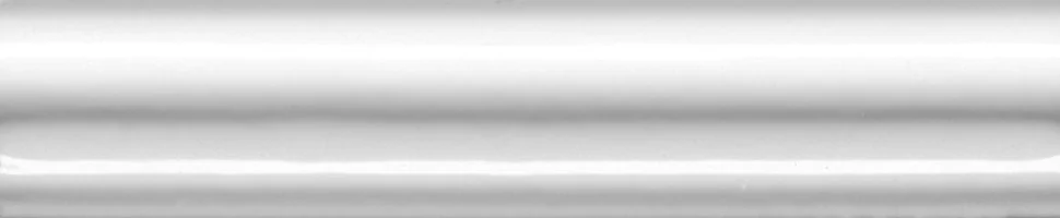 Плитка KERAMA MARAZZI Бордюр Багет Граньяно белый глянцевый 15х3 арт.BLD010