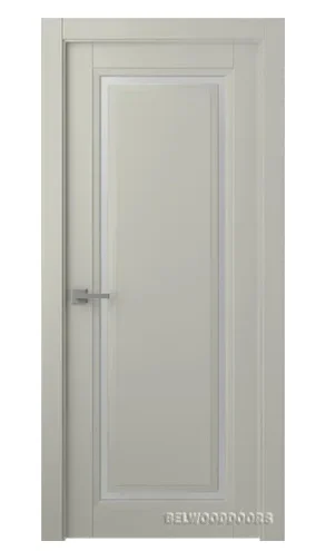 Дверь BELWOODDOORS "Аурум 1" стекло Мателюкс белый каленый 60 (21-7) smart core эмаль шелк