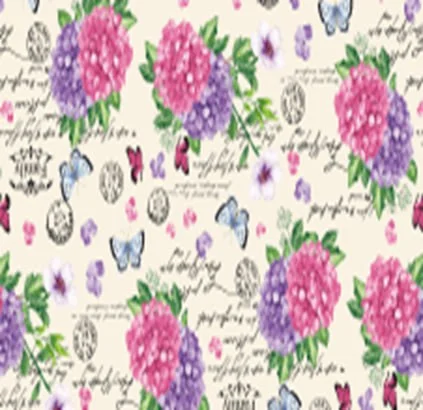 Клеенка ПВХ Флер на тканевой основе 1,4х20м 81858