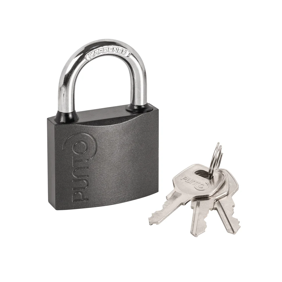 Замок навесной PUNTO PK-0163 3 key англ.ключ.