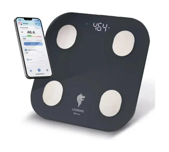 Весы Leonord LE-1216 напольные, Bluetooth (стеклянная поверхность, 180 кг)/ 108265