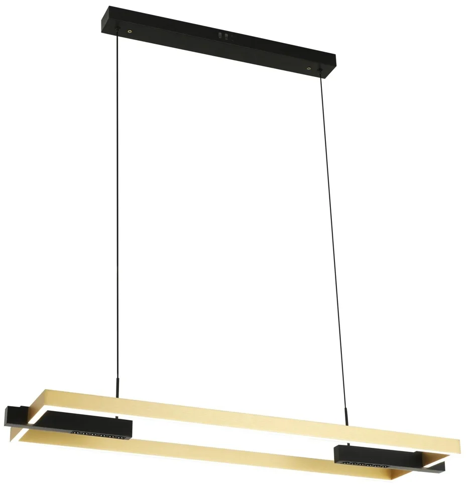 Подвес Fonti 3430-885L GD+BK, LED 88+12W*