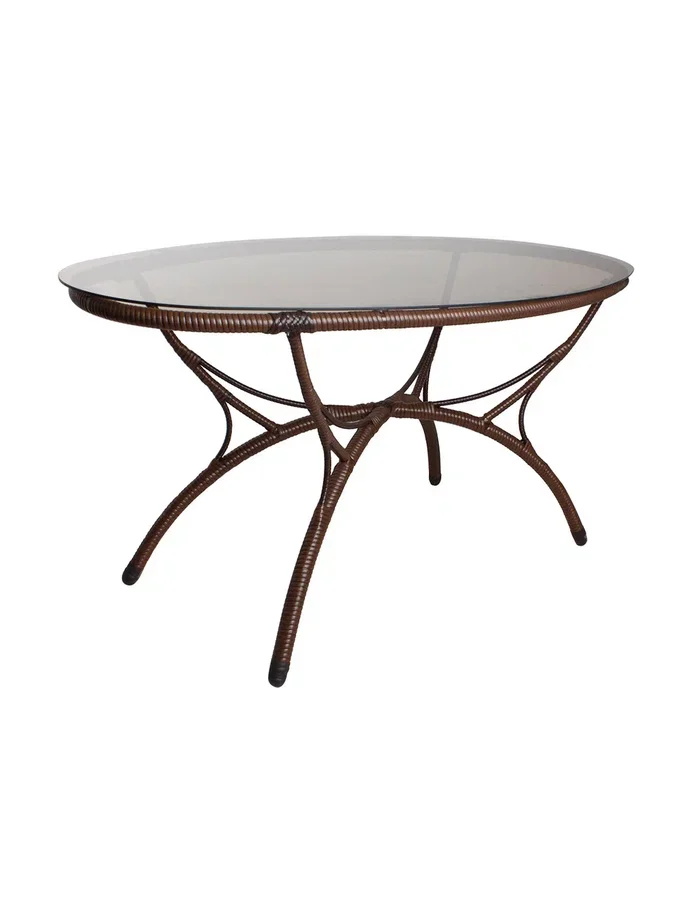 Стол овальный Сочи 1,4 м, коричневый