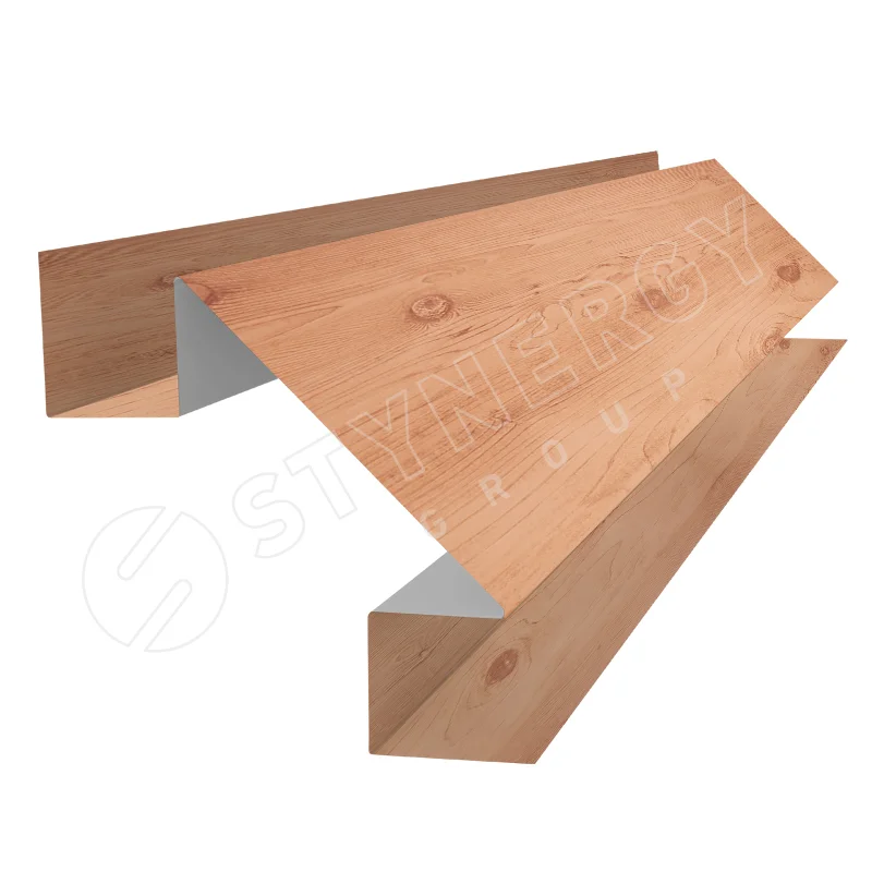 Планка угла внутреннего сложного 0,5мм SteelArt ** для ЭкоБрус Stynergy 3м.п.