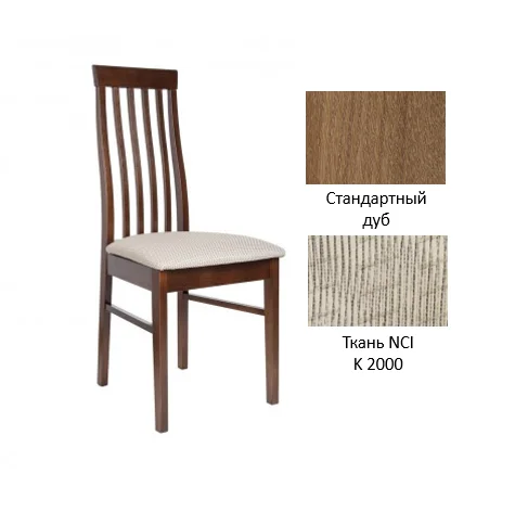 Стул "Бекар" 990х460х500 тон Стандартный дуб, ткань NCI K 20001