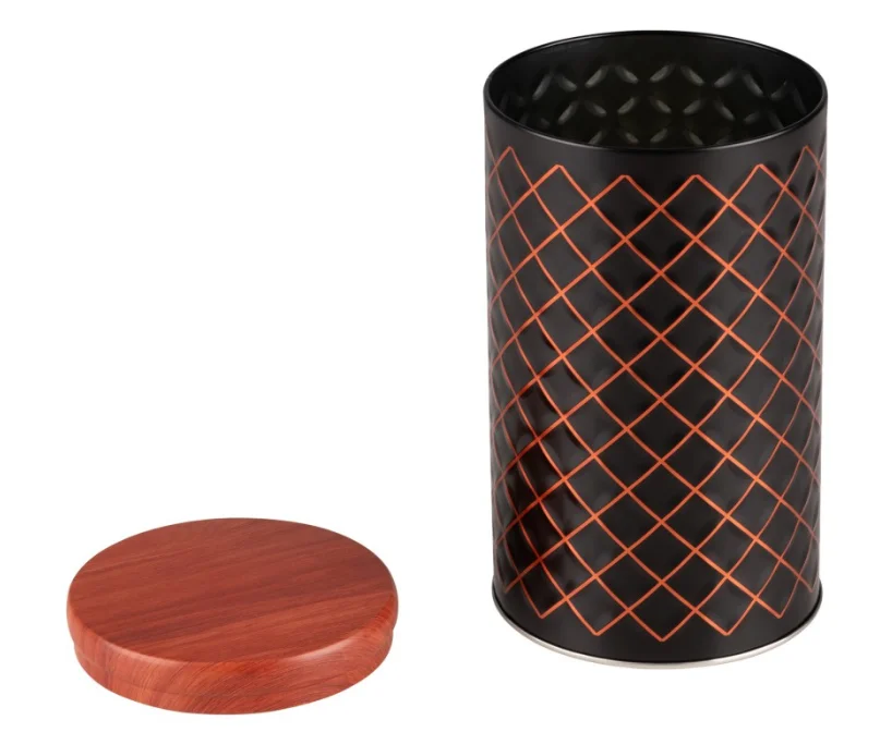 Банка жестяная MALLONY CLASSICO NERO для сыпучих продуктов, размер 19,8*10,5 см, круглая, с крышкой* Банка жестяная MALLONY CLASSICO NERO для сыпучих продуктов, размер 19,8*10,5 см, круглая, с крышкой*