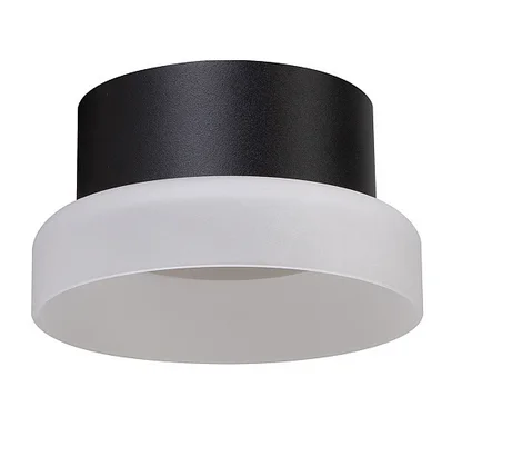 Светильник точечный Feron HL460 Barrel OPAL 12W, 230V, GX53, черный