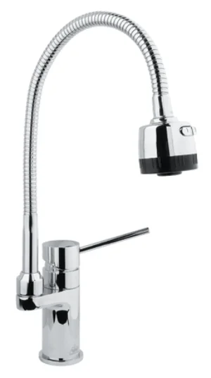 Смеситель TIMO Saona для кухни с гибким изливом, арт.2308F chrome