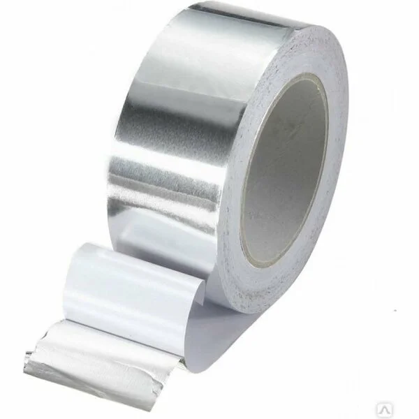 Лента ЛАС 50ммх50м алюминиевая самоклеящаяся Лента ЛАС 50ммх50м алюминиевая самоклеящаяся