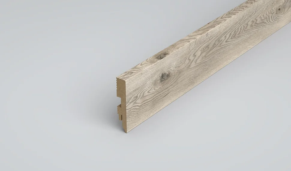 Плинтус шпонированный CLASSEN Prestige Дуб Индианаполис80х16x2400мм, арт.2223941