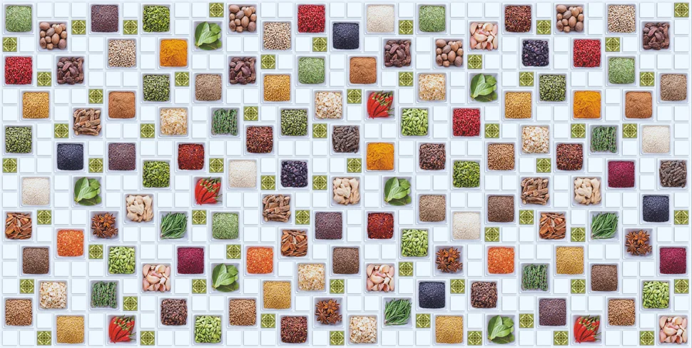 Панель листовая ПВХ Пряности 957х480 (пленка 0,3мм) Регул (акция)