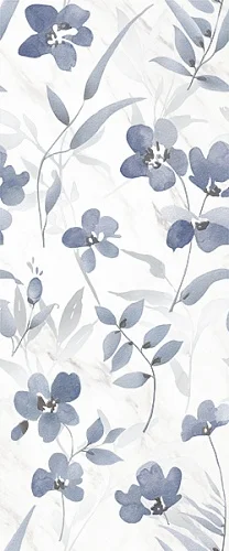 Плитка GRACIA CERAMICA Scarlett white decor 01 250x600