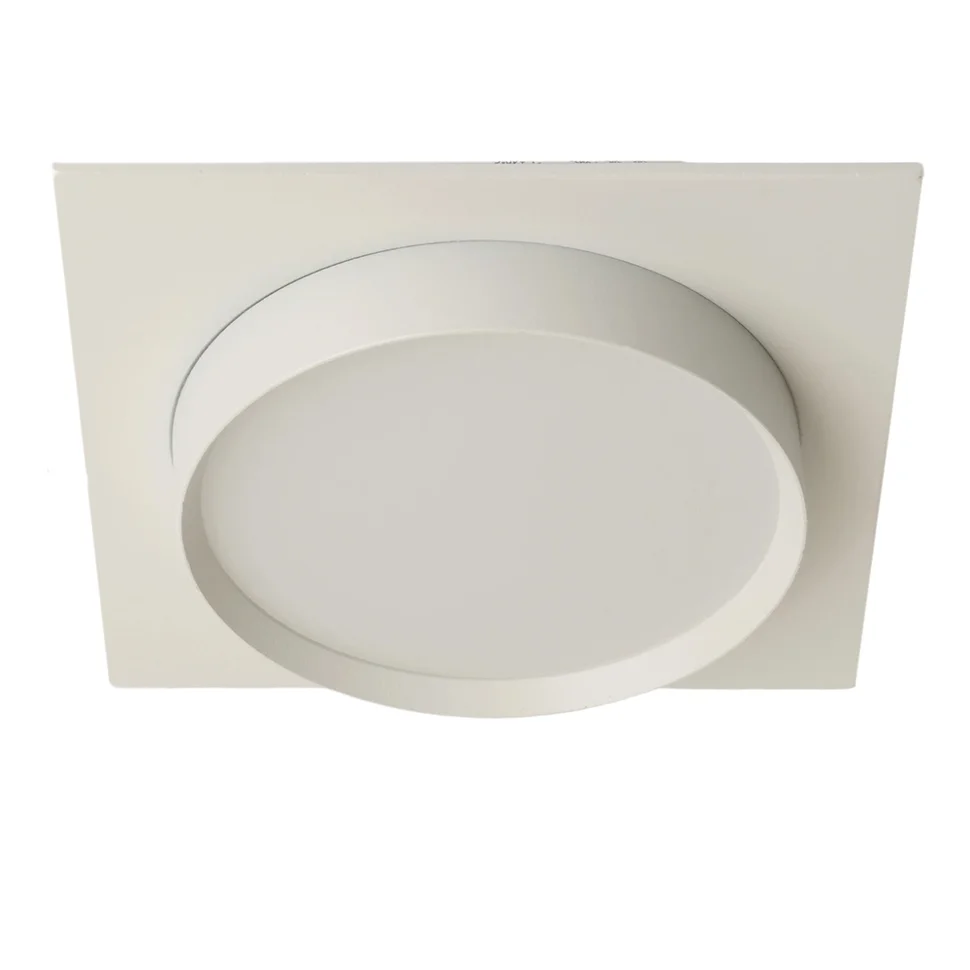 Светильник точечный Feron DL506 15W 230V GX53, белый квадрат без лампы