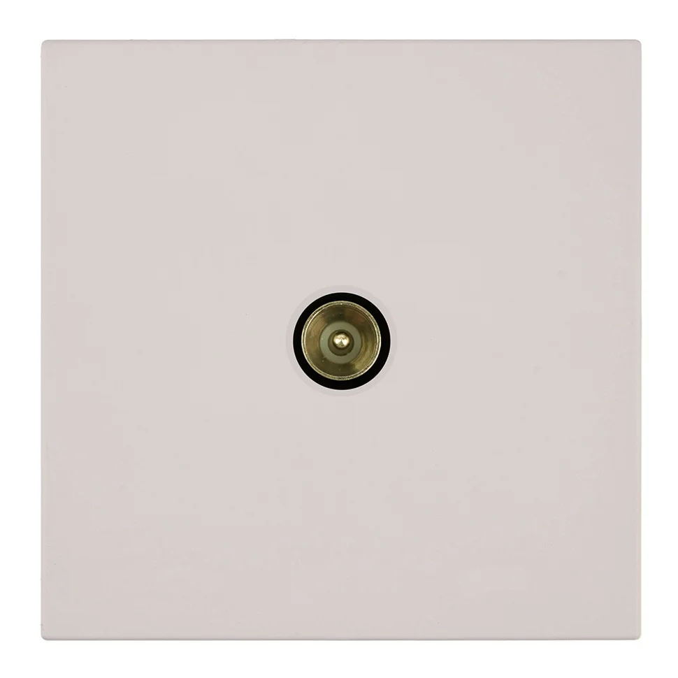 Розетка телевизионная 1-местная (механизм) СП STEKKER Мия, 75 Ом, 5-862МГц, RST00-3108-08, пудровый жемчуг Розетка телевизионная 1-местная (механизм) СП STEKKER Мия, 75 Ом, 5-862МГц, RST00-3108-08, пудровый жемчуг