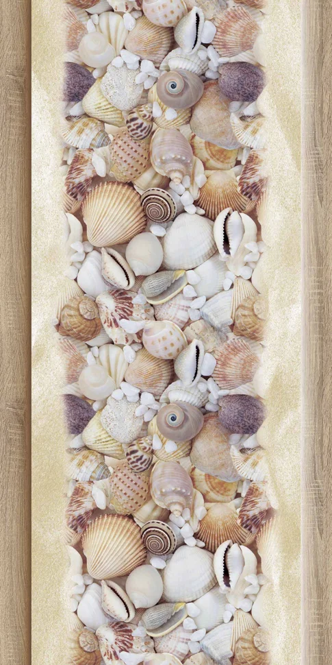 Панель ПВХ 0,25*2,7м Термопечать 866 Ракушки Рисунок ГЛ