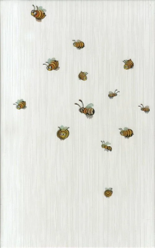 Плитка PiezaRosa FIORI 9/1 "Пчелки" декор 25x40 арт.347009/1