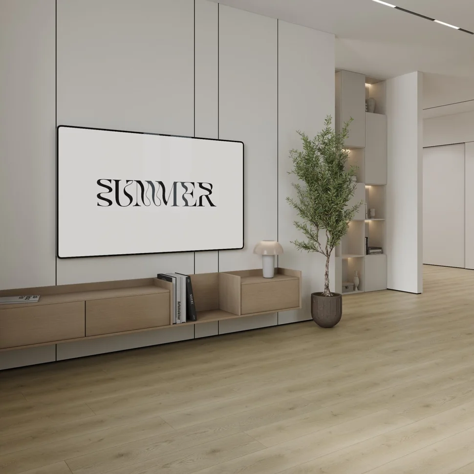 Плитка каменно-полимерная SPC FLOORWOOD Residence 43 класс Дуб Антарес 1220*180*5 мм, арт.7852 (с фаской)