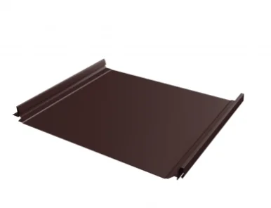 Кликфальц Pro NEW Grand Line 0,5мм GreenCoat Pural Matt BT RAL 8017 (шоколад)-R, 0.517*6.5 м.п.