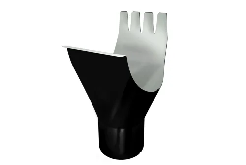 Воронка желоба Optima, 125/90 мм, RAL 9005