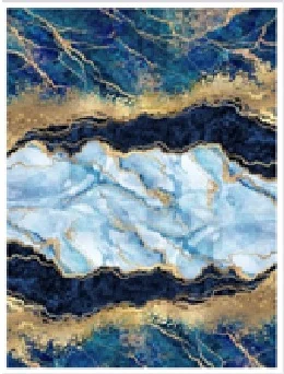 Набор ковриков для ванной ZALEL decorative цифровая печать с бахромой deco 10 (60*100, 40*60) прямоугольные (2 шт)