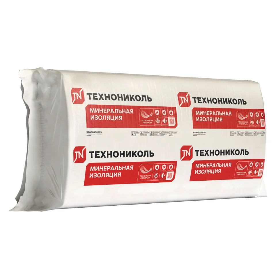 Утеплитель ТехноНиколь П34 Стены и крыши ПРОФ 100*600*1200 (в упаковке 12 плит, 0,864 м3 – 8,64 кв.м), 16 упак на поддоне Утеплитель ТехноНиколь П34 Стены и крыши ПРОФ 100*600*1200 (в упаковке 12 плит, 0,864 м3 – 8,64 кв.м), 16 упак на поддоне
