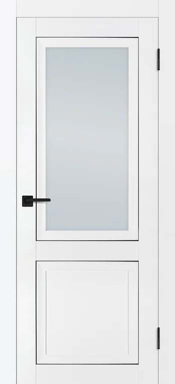 Дверь PROFILO PORTE ПСТ-37 стекло сатинат, белый матовый 80