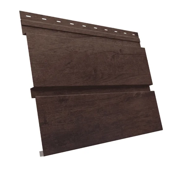 М/сайдинг Квадро брус (GL) Print Elite Antique Wood (Античный Дуб) толщина 0,45мм, размер 0,34*4.6 м.п. (в пленке)