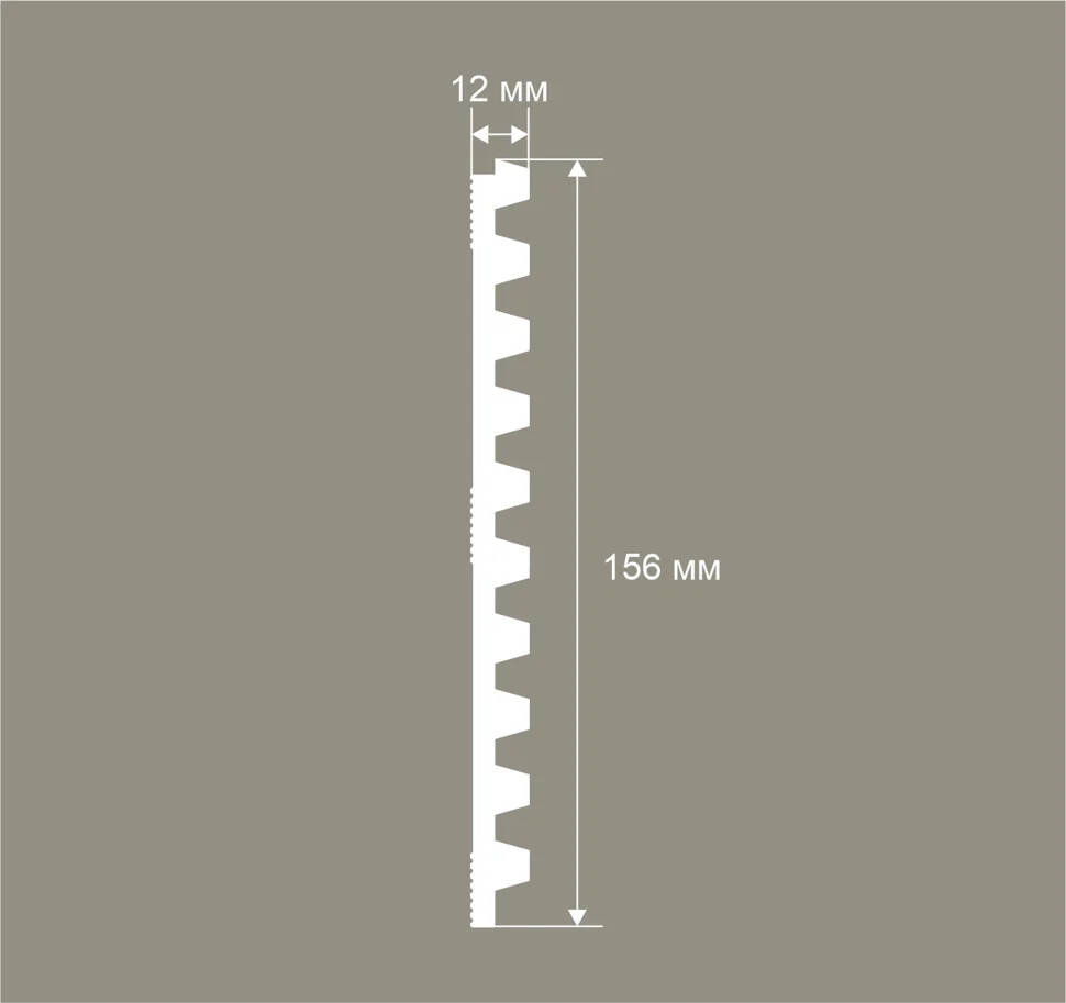 Панель COSCA RP022, 156х12, 2800мм, экополимер