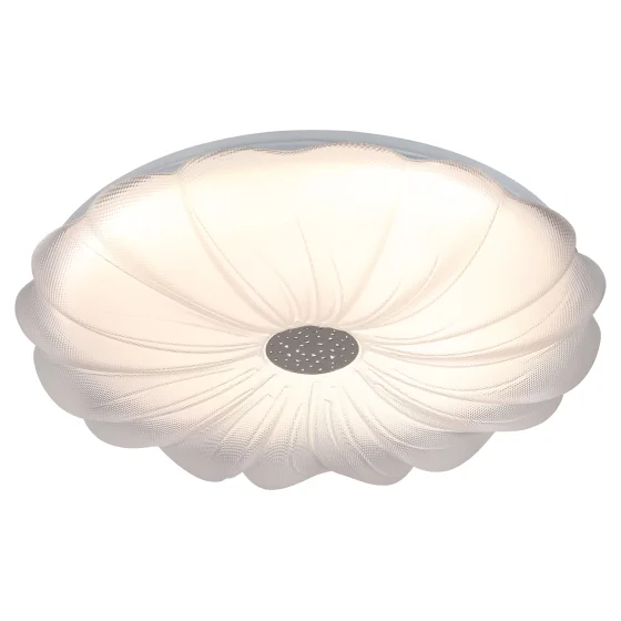 Светильник светодиодный ЭРА Классик без ДУ SPB-6 Muze 84W-3K-6,5K WH+CH 3000-6500К белый/шампань