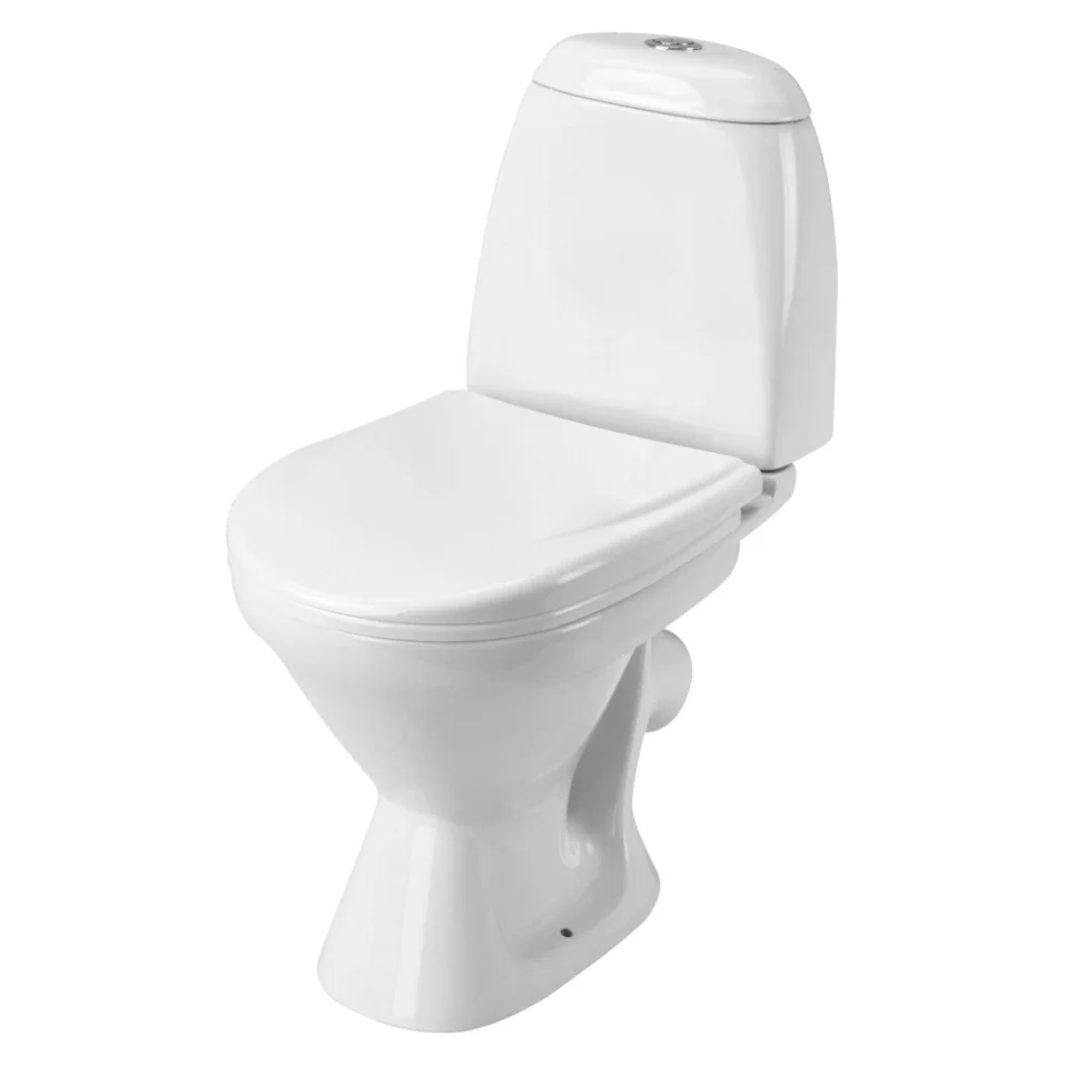 Унитаз-компакт Santek Римини с диагональным выпуском, стандарт- 2 реж., дюропласт