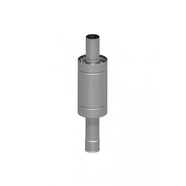 Теплообменник на трубе для банной печи 12л, D115 (сталь AISI 439)