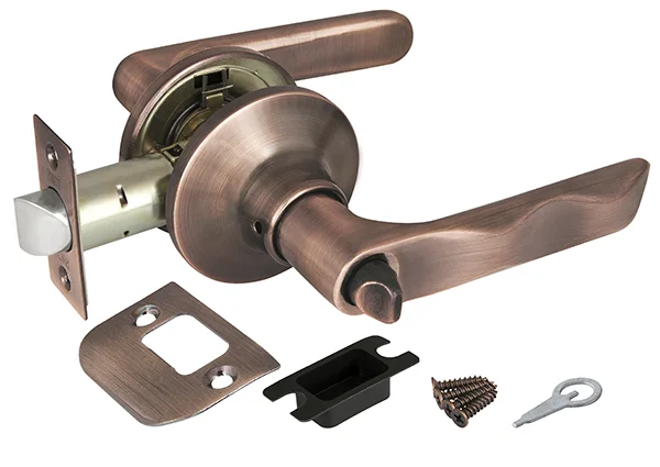 Ручка-защелка фиксатор PUNTO 6024 AC-B медь