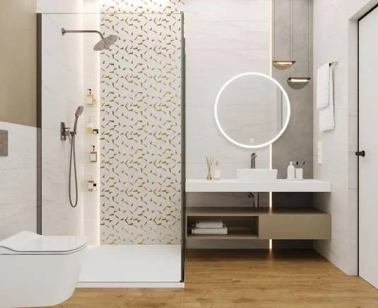 Плитка LAPARET Granel pearl стена 30x89,5 матовая обрезная арт.13138TR