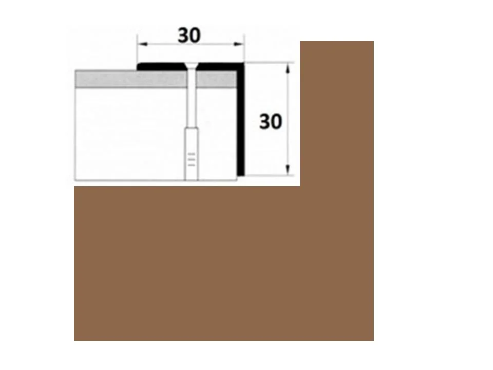 Порог АПУ 007 алюминиевый 1350*30*30 мм угловой наружный (04 бронза) Порог АПУ 007 алюминиевый 1350*30*30 мм угловой наружный (04 бронза)