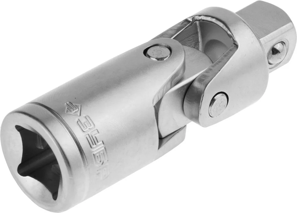 Шарнир карданный 1/2", Cr-V, ЗУБР "МАСТЕР", хроматированное покрытие Шарнир карданный 1/2", Cr-V, ЗУБР "МАСТЕР", хроматированное покрытие