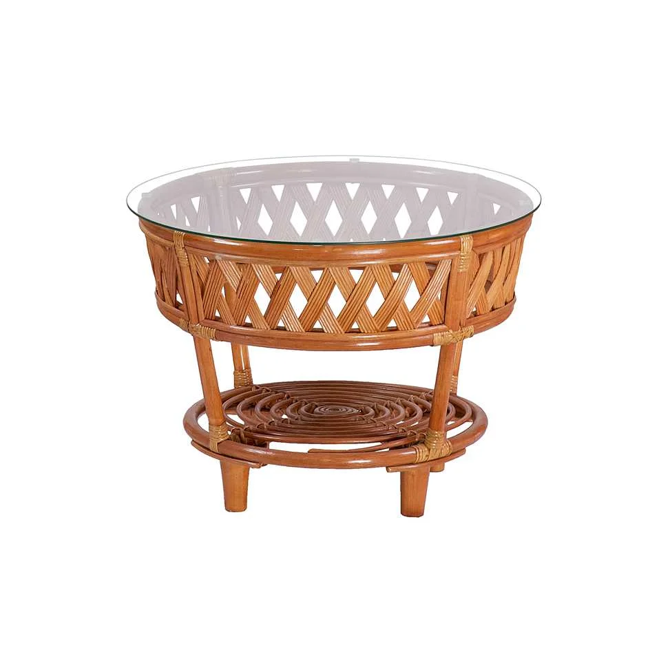 Стол круглый Черчилль/Рузвельт/Кобана, коньяк