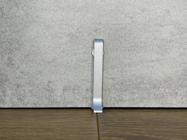 Соединитель металл к плинтусу АРL 40 серебро матовое