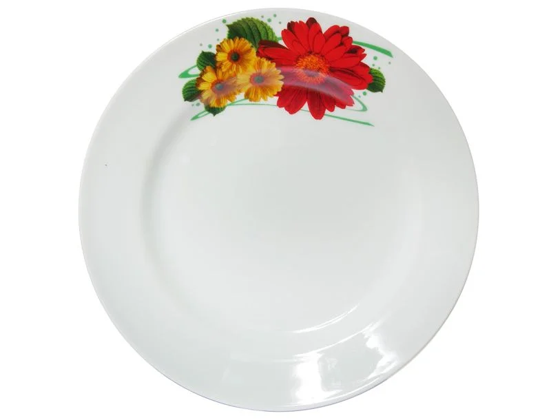Тарелка Добруш мелкая 200мм 4С0542 ф.Идиллия Праздничная гербера Тарелка Добруш мелкая 200мм 4С0542 ф.Идиллия Праздничная гербера
