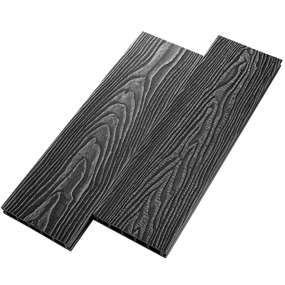 Доска террасная RUSDECKING UNODECK VINTAGE графит 150х24х3000мм