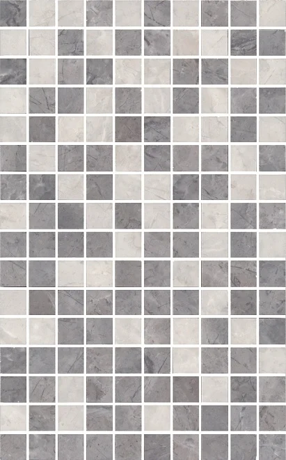 Плитка KERAMA MARAZZI Мармион серый декор мозаичный 25х40 арт.MM6268C